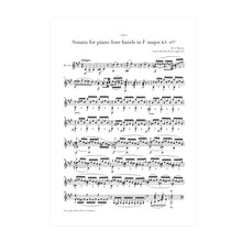 Load image into Gallery viewer, W.A. Mozart - Sonata for piano four-hands in F major KV. 497 trans. guitar duo