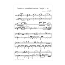 Load image into Gallery viewer, W.A. Mozart - Sonata for piano four-hands in F major KV. 497 trans. guitar duo SCORE DOWNLOAD

