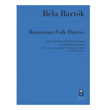 Load image into Gallery viewer, Béla Bartók - Rumanian Folk Dances transcribed for Violin and Guitar