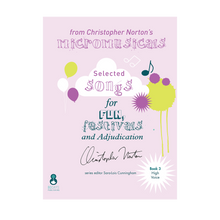 Load image into Gallery viewer, Selected songs from Christopher Norton's Micromusicals Book 3 High Voice