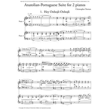 Load image into Gallery viewer, Christopher Norton – Anatolian-Portuguese Suite for 2 Pianos