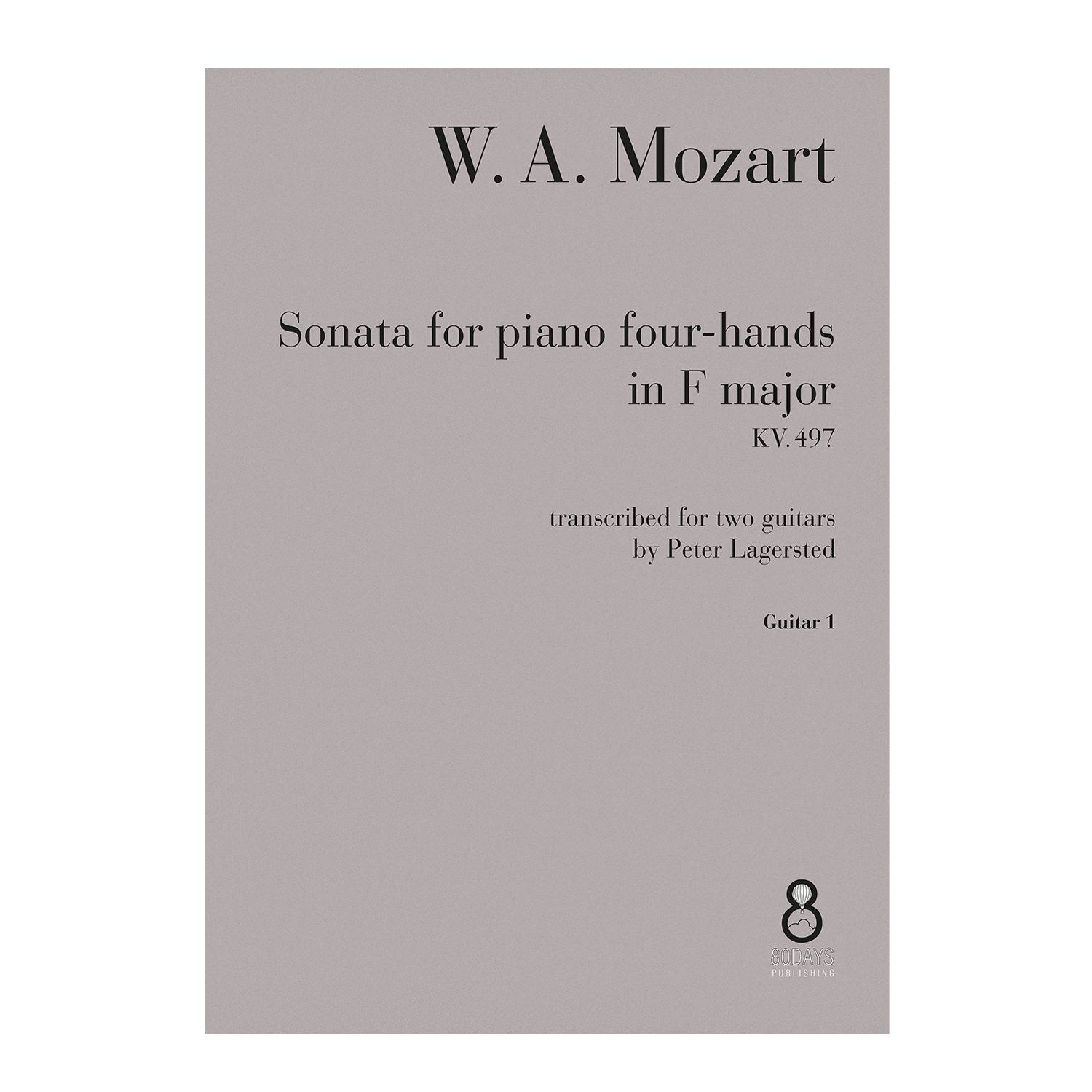 W.A. Mozart - Sonata for piano four-hands in F major KV. 497 trans. guitar duo