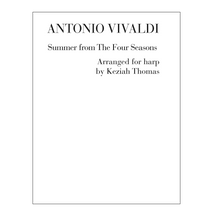 Load image into Gallery viewer, Vivaldi - Summer from The Four Seasons arranged for harp by Keziah Thomas DOWNLOAD
