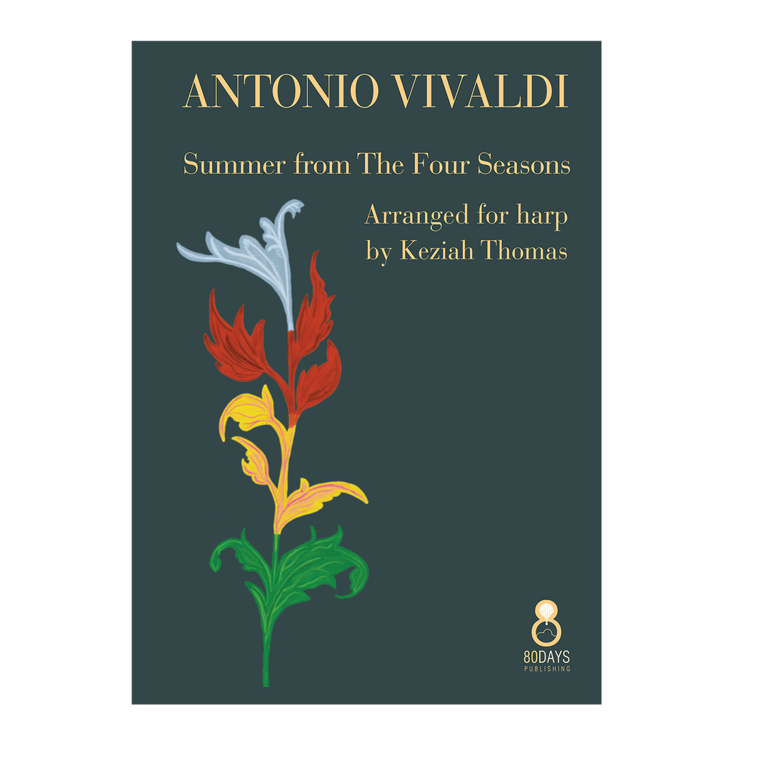 Vivaldi - Summer from The Four Seasons arranged for harp by Keziah Thomas