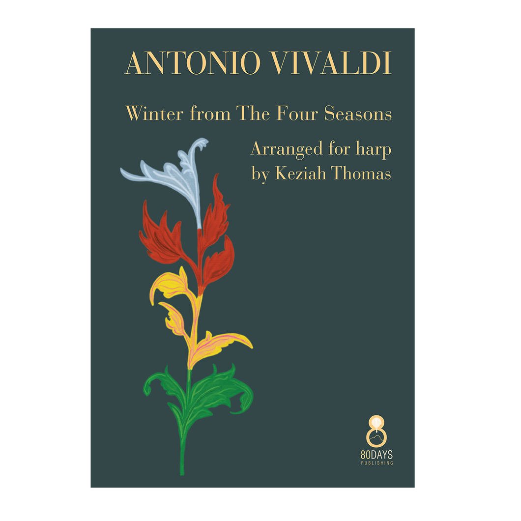 Vivaldi - Winter from The Four Seasons arranged for harp by Keziah Thomas