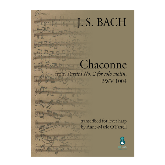 J. S. Bach - Chaconne from Partita No. 2 for solo violin, BWV 1004 arr. for lever harp