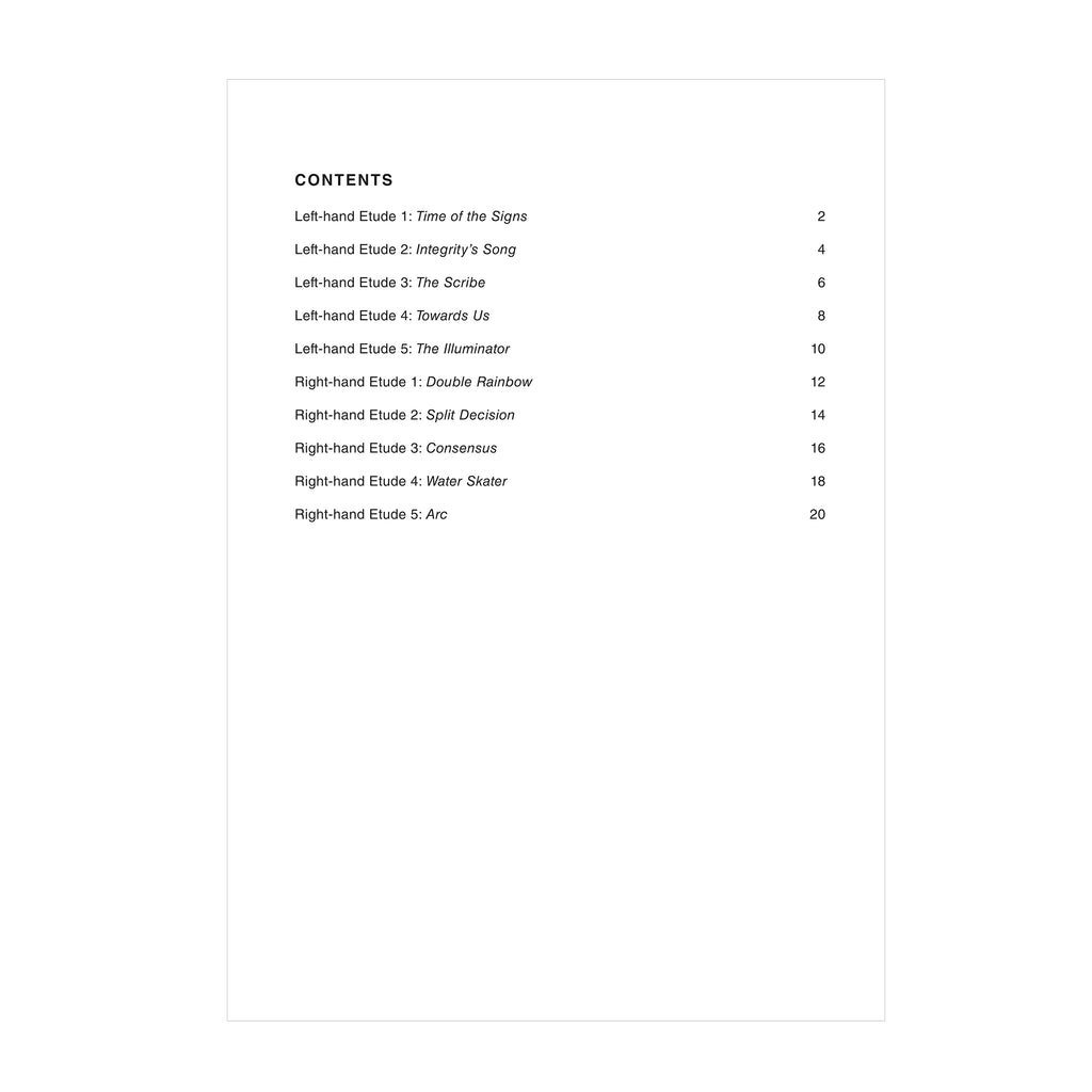 Robert Mitchell - Hand to Hand: 10 Etudes for Left and Right Hand Only DOWNLOAD
