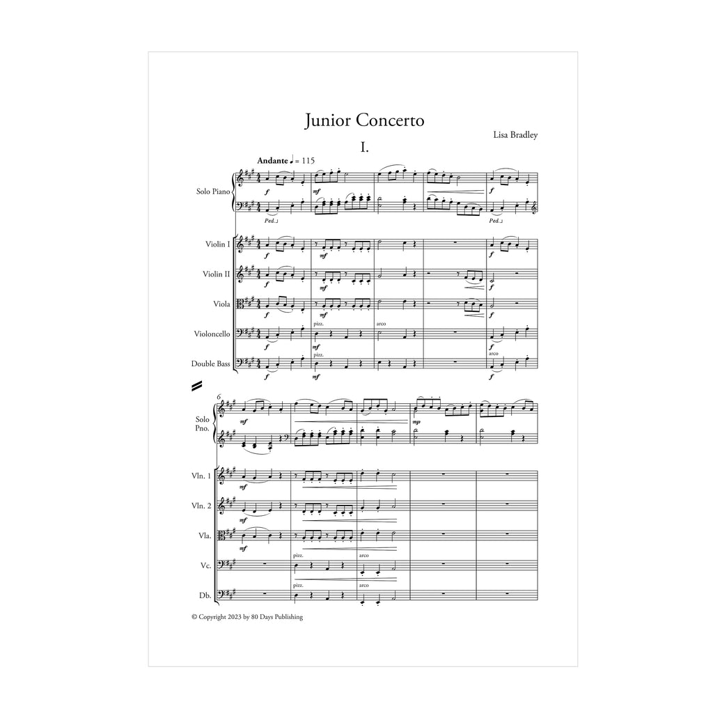 Lisa Bradley - Junior Concerto Conductors Score DOWNLOAD
