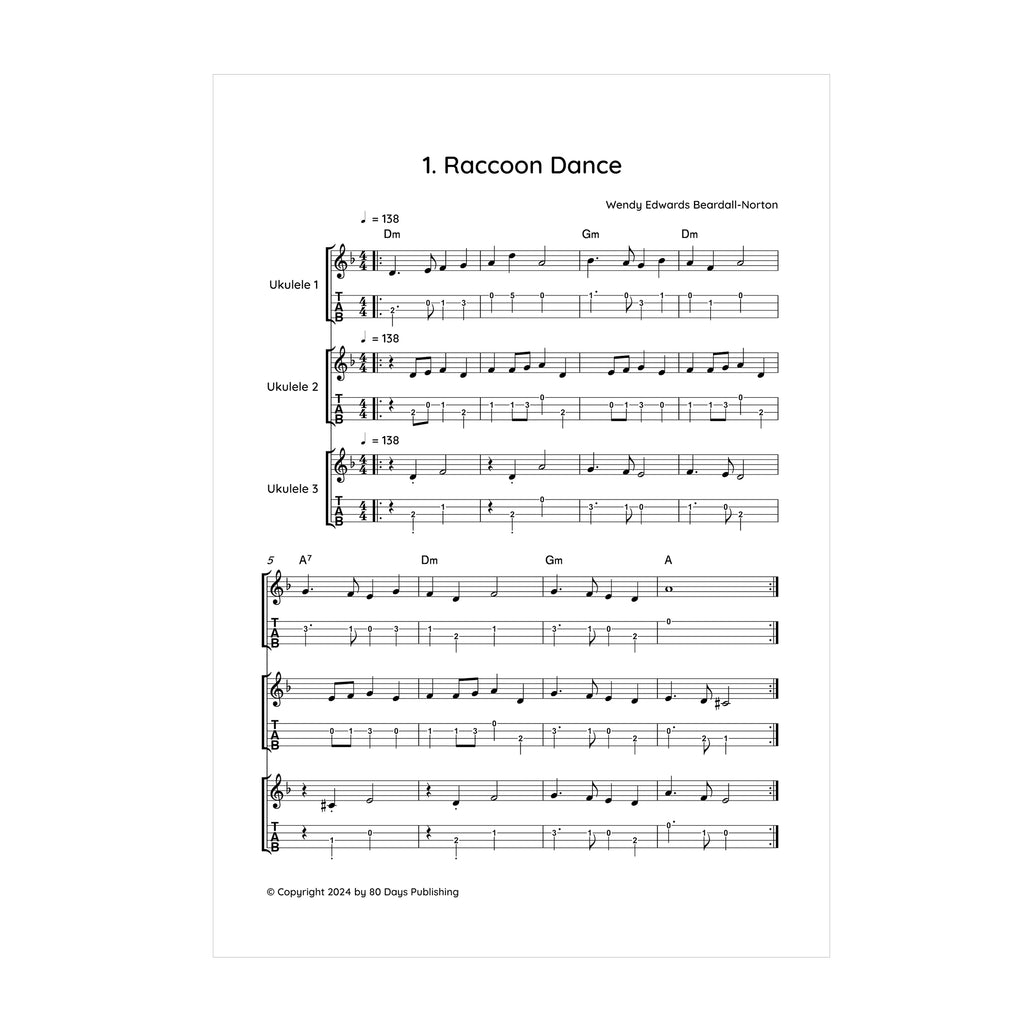 Wendy Edwards Beardall-Norton - My Uke and Me: Beginner Tunes for Ukulele Ensemble