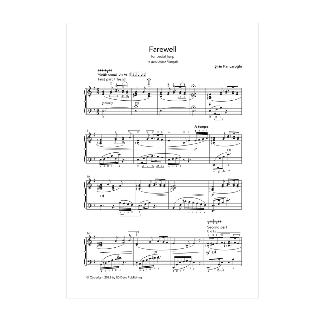 Farewell for pedal harp - Şirin Pancaroğlu DOWNLOAD