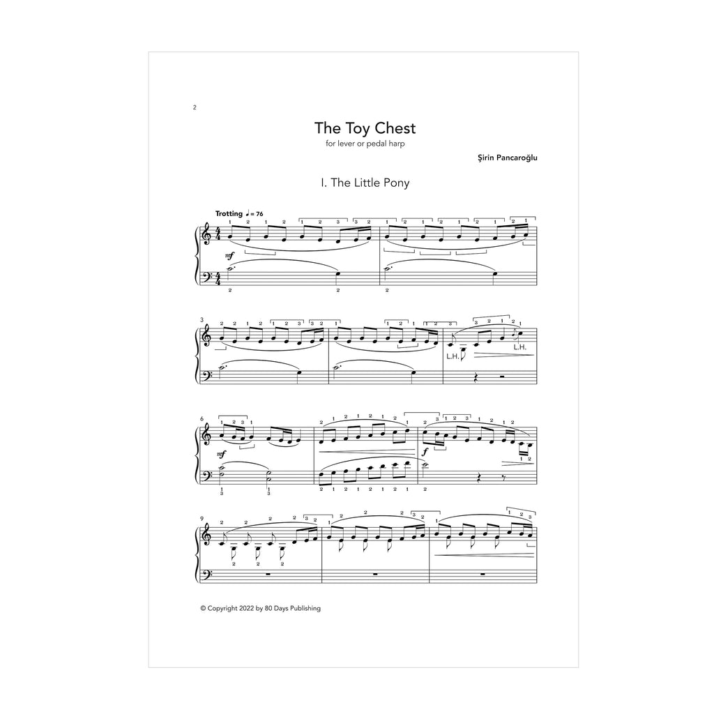The Toy Chest for lever or pedal harp - Şirin Pancaroğlu DOWNLOAD