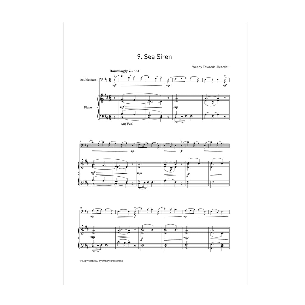 Wendy Edwards Beardall-Norton - So Here We Are Again for double bass and piano