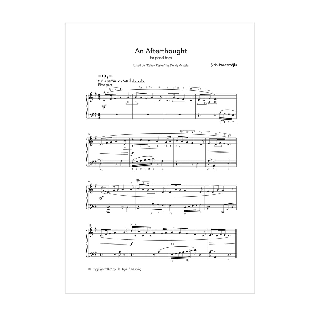 An Afterthought for pedal harp - Sirin Pancaroglu DOWNLOAD