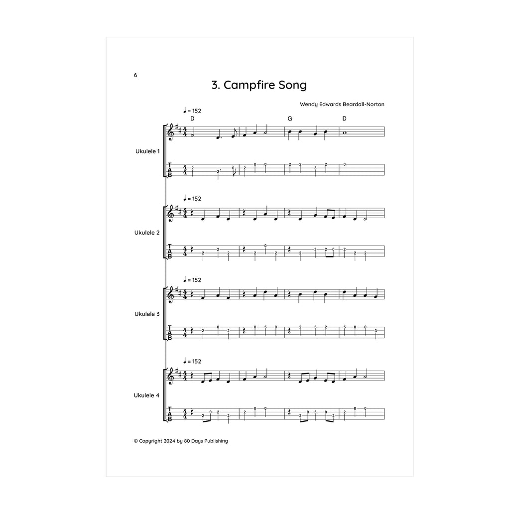 Wendy Edwards Beardall-Norton - My Uke and Me: Beginner Tunes for Ukulele Ensemble