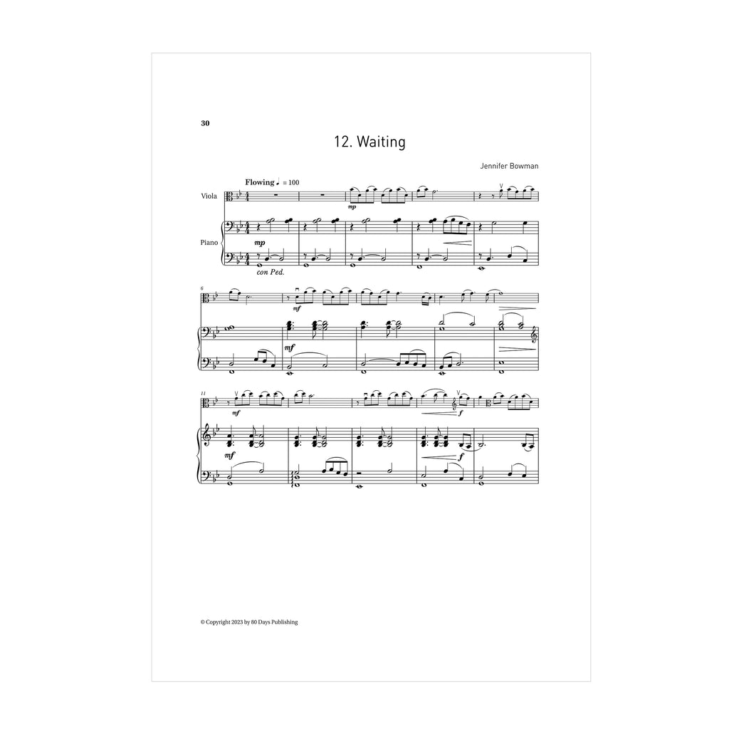 Jennifer Bowman - Modern Mosaics for viola and piano