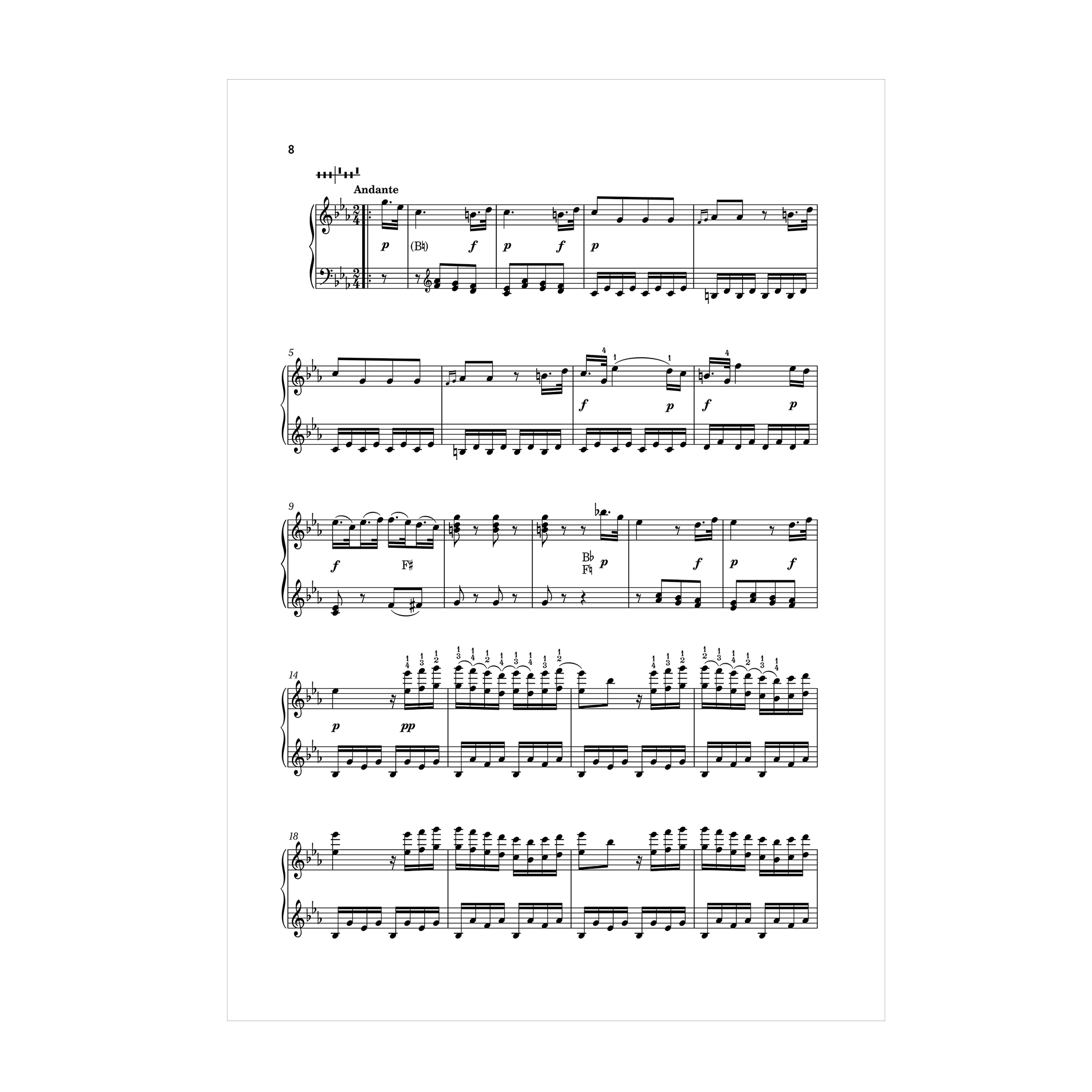 Jane Austen (attrib.) - Sonata in Eflat edited for harp by Elisabeth Plank