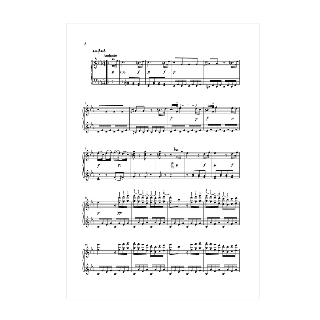 Jane Austen (attrib.) - Sonata in Eflat edited for harp by Elisabeth Plank DOWNLOAD