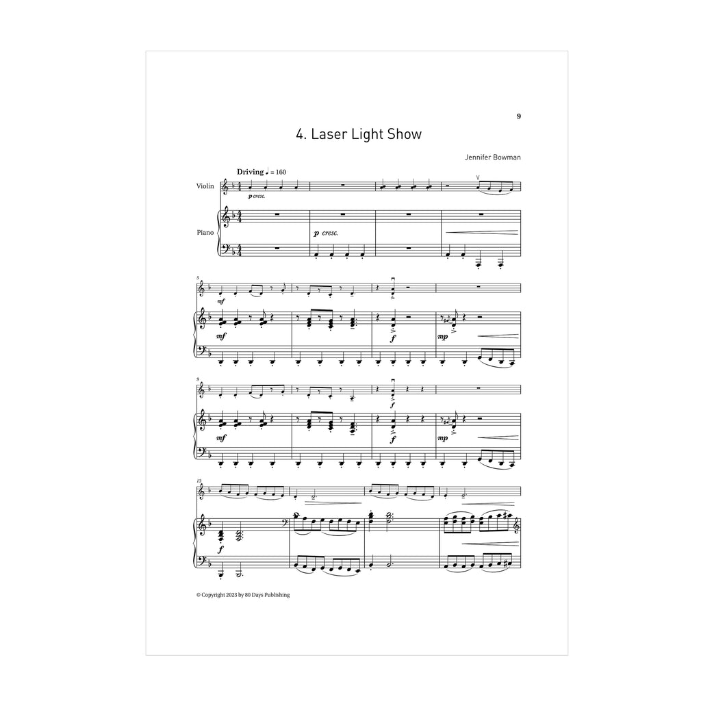 Jennifer Bowman - Modern Mosaics for violin and piano