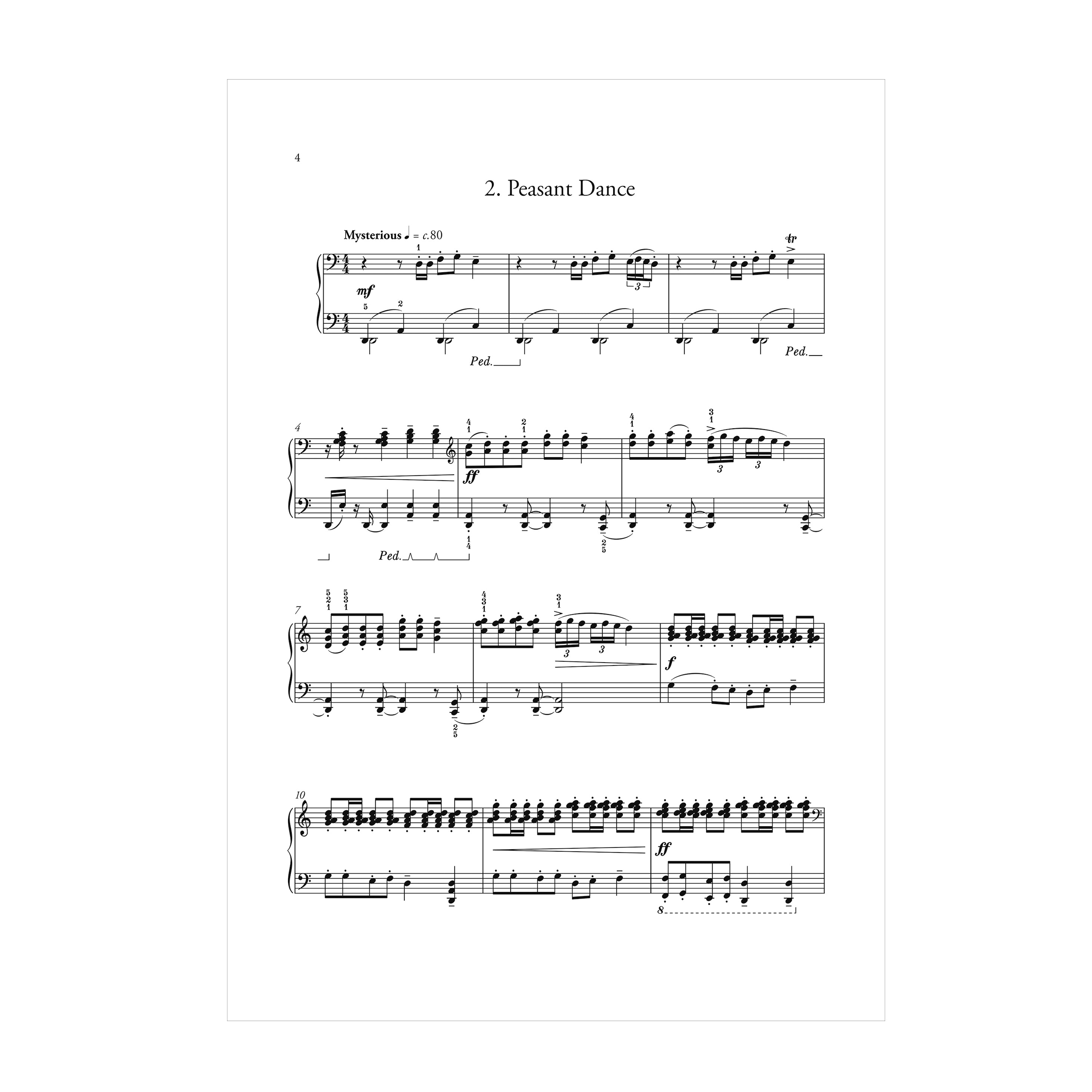 Christopher Norton - Bulgarian Sketches for Solo Piano