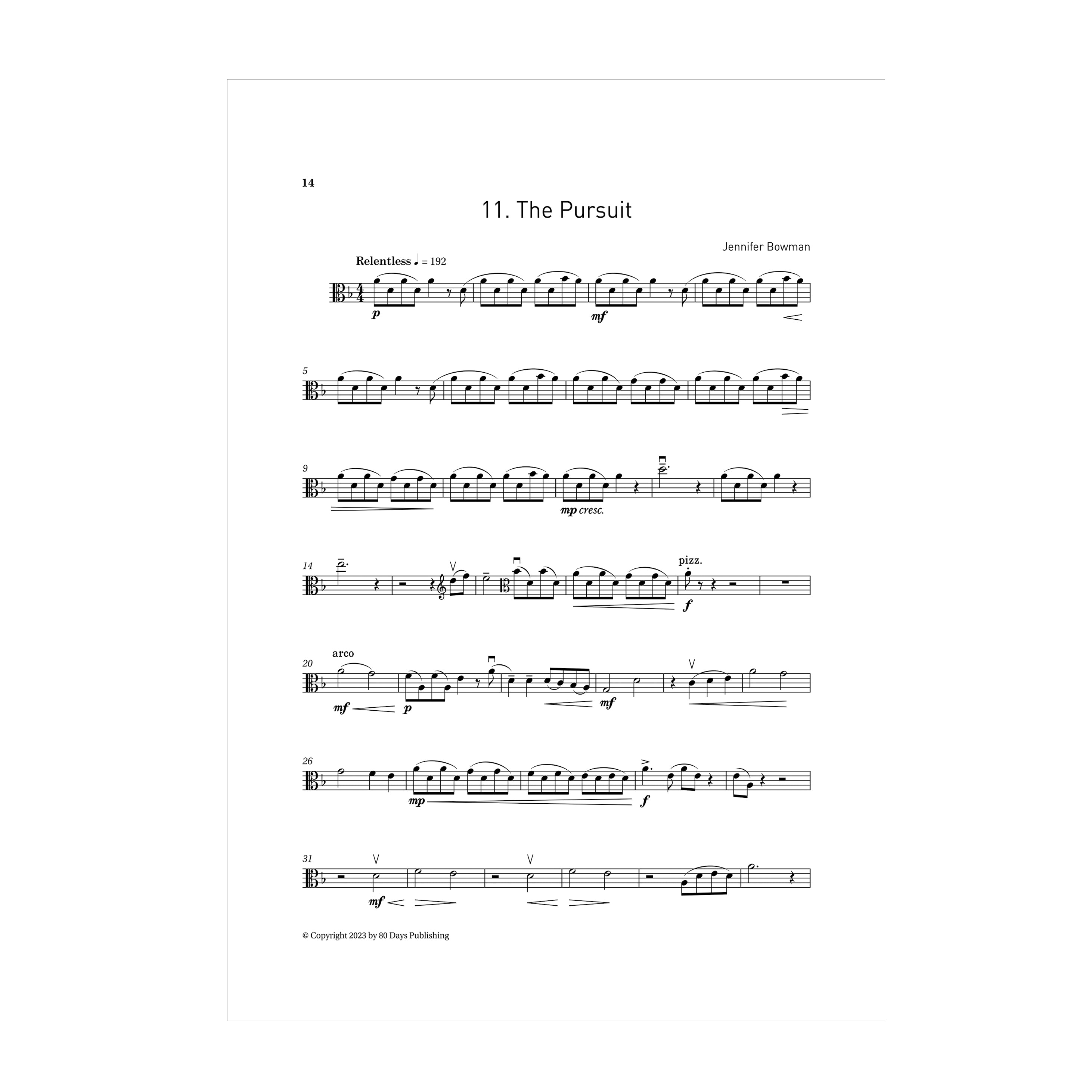 Jennifer Bowman - Modern Mosaics for viola and piano