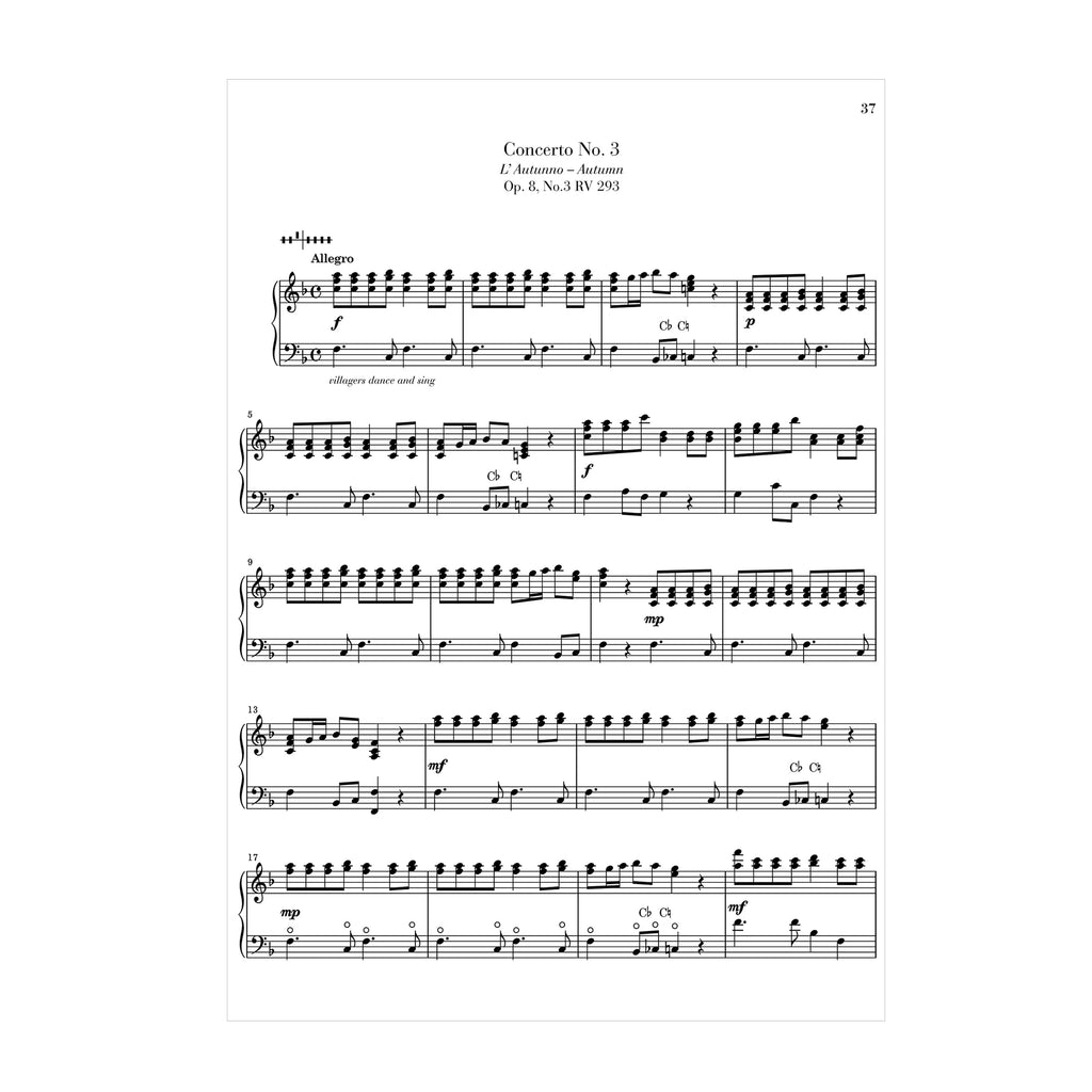 Vivaldi - Autumn from The Four Seasons arranged for harp by Keziah Thomas DOWNLOAD