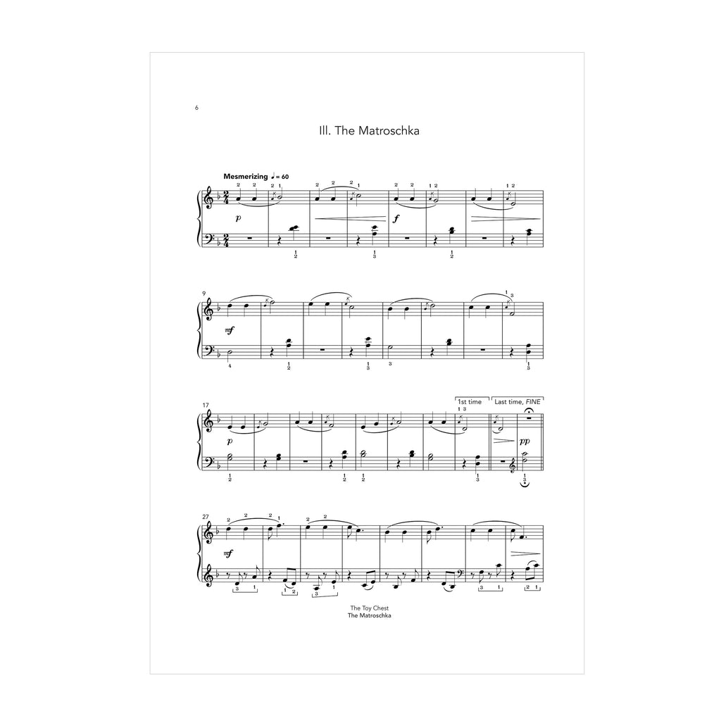The Toy Chest for lever or pedal harp - Şirin Pancaroğlu DOWNLOAD
