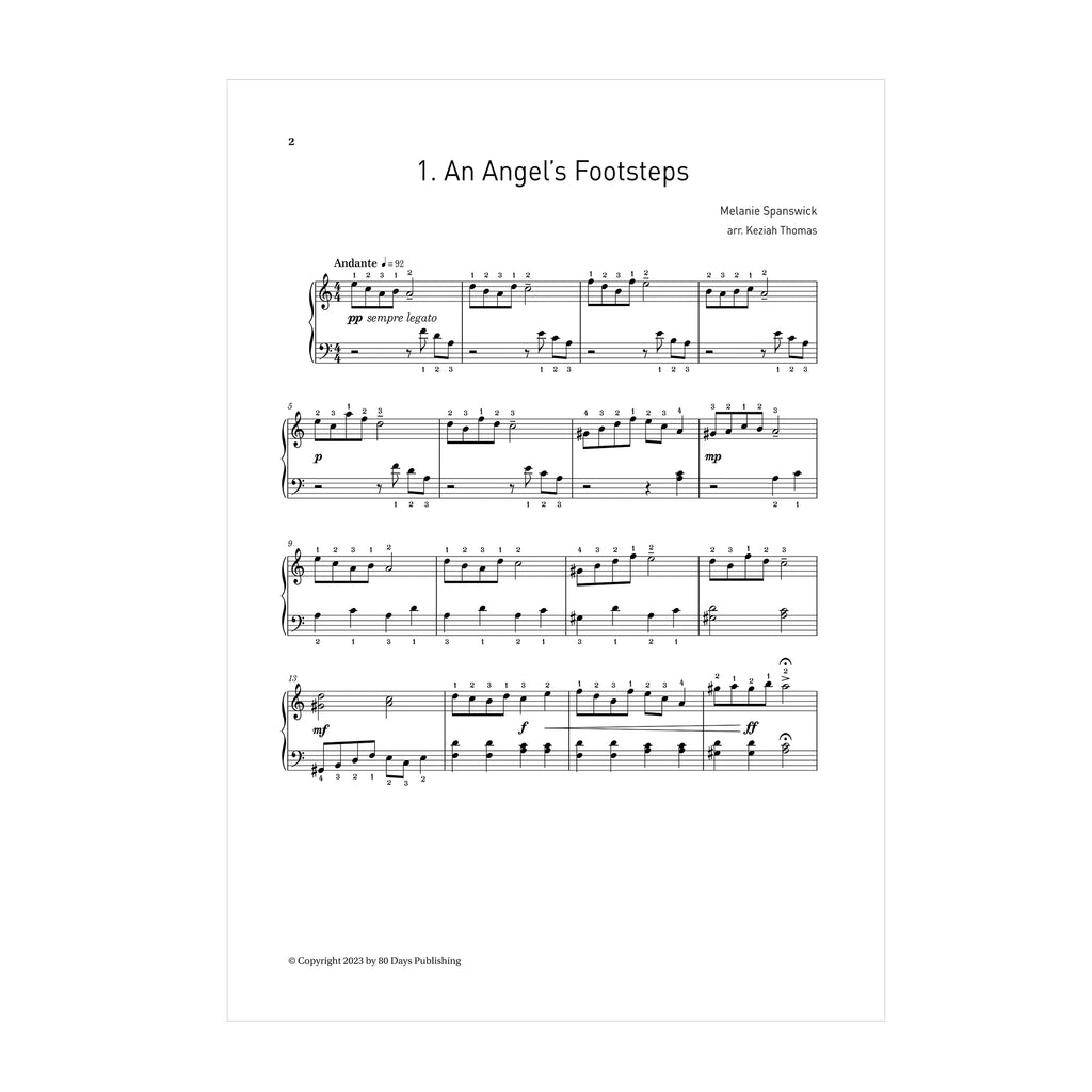 Melanie Spanswick - Lucky Charms: 12 imaginative pieces for harp with no lever or pedal changes