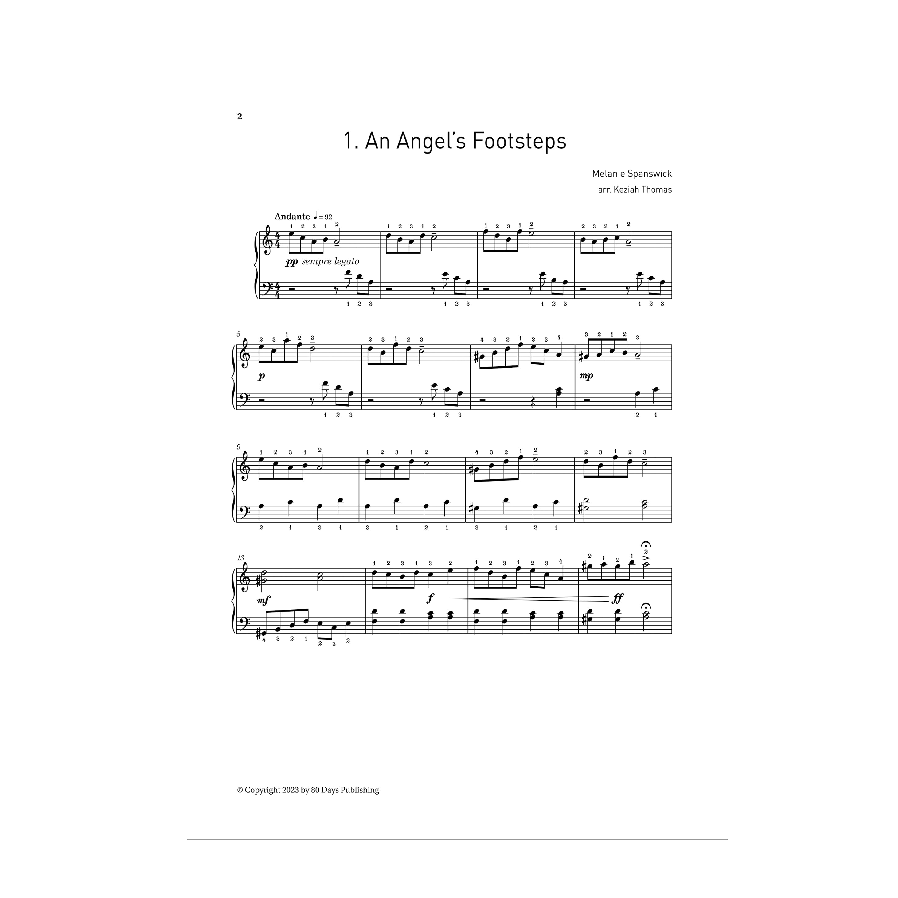 Melanie Spanswick - Lucky Charms: 12 imaginative pieces for harp with no lever or pedal changes