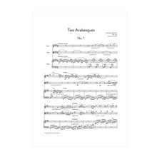 Load image into Gallery viewer, Debussy - Deux Arabesques arr. fl., vla. (or cl.) and harp by Nicholas Ellis
