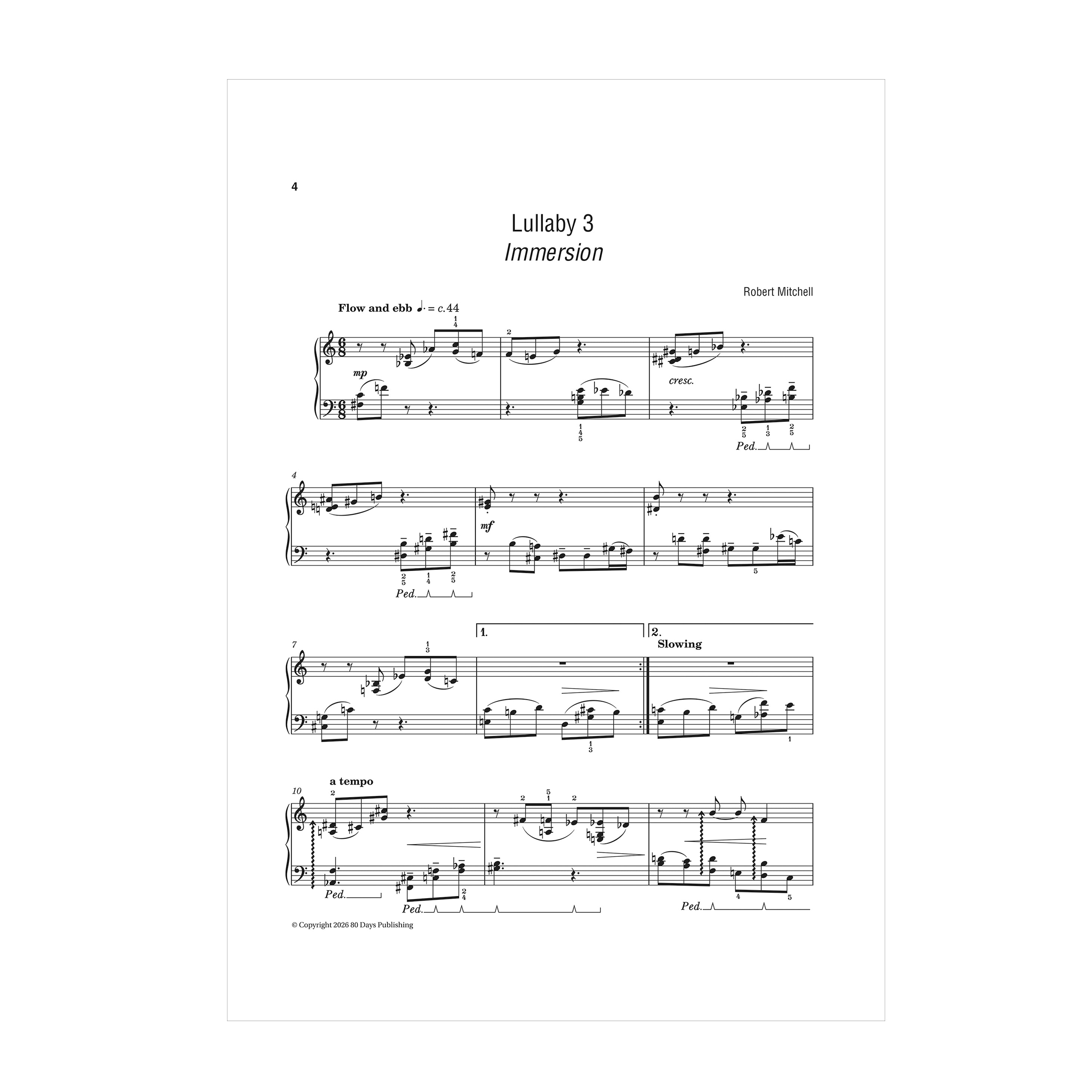 Robert Mitchell - Lullabies for Left Hand