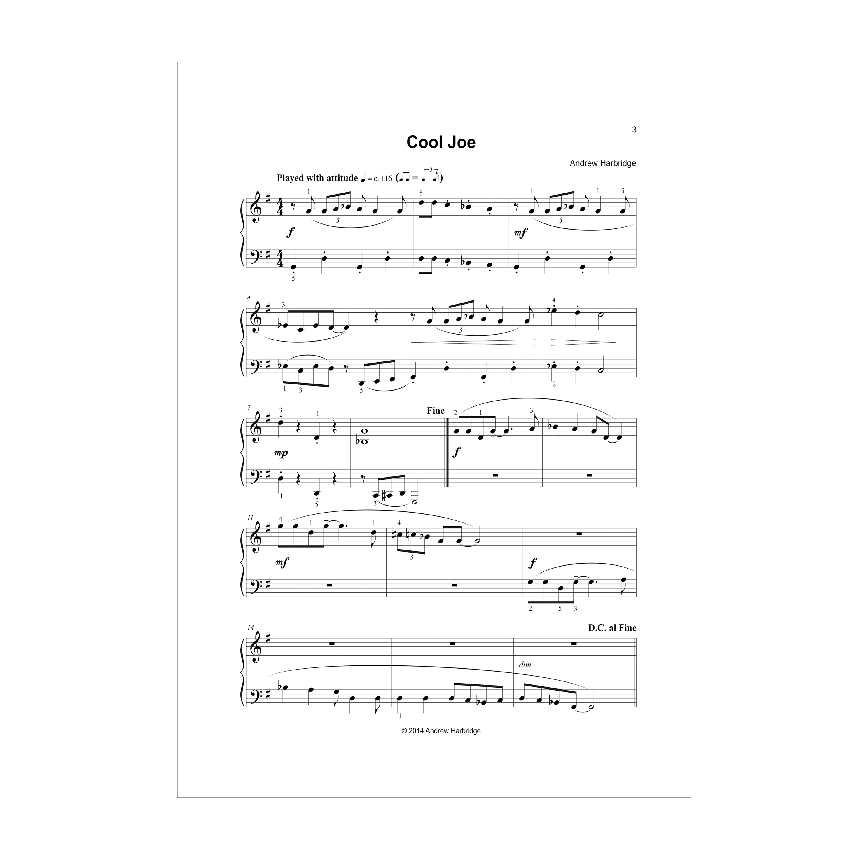 Andrew Harbridge - Piano Styles 1