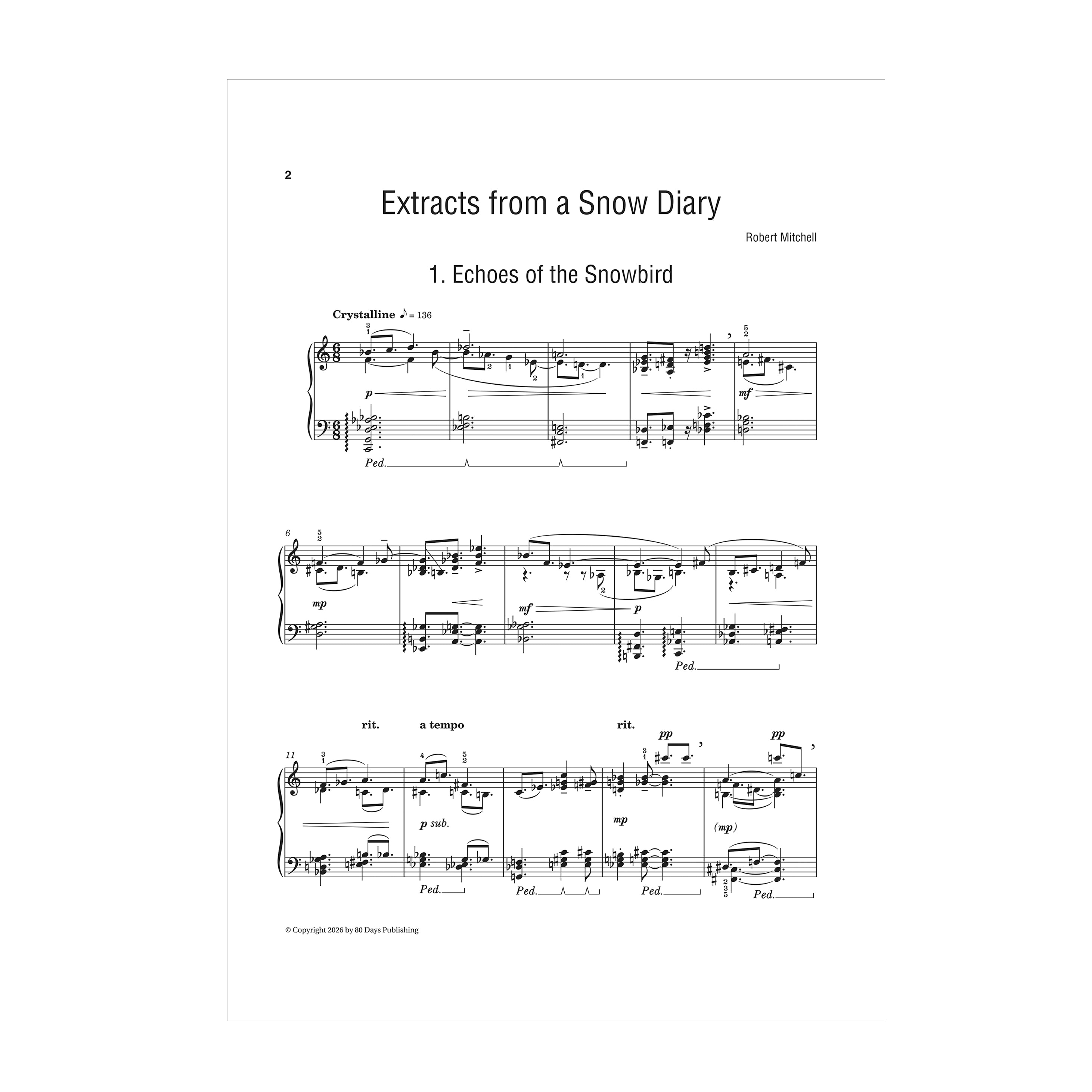 Robert Mitchell - Extracts from a Snow Diary