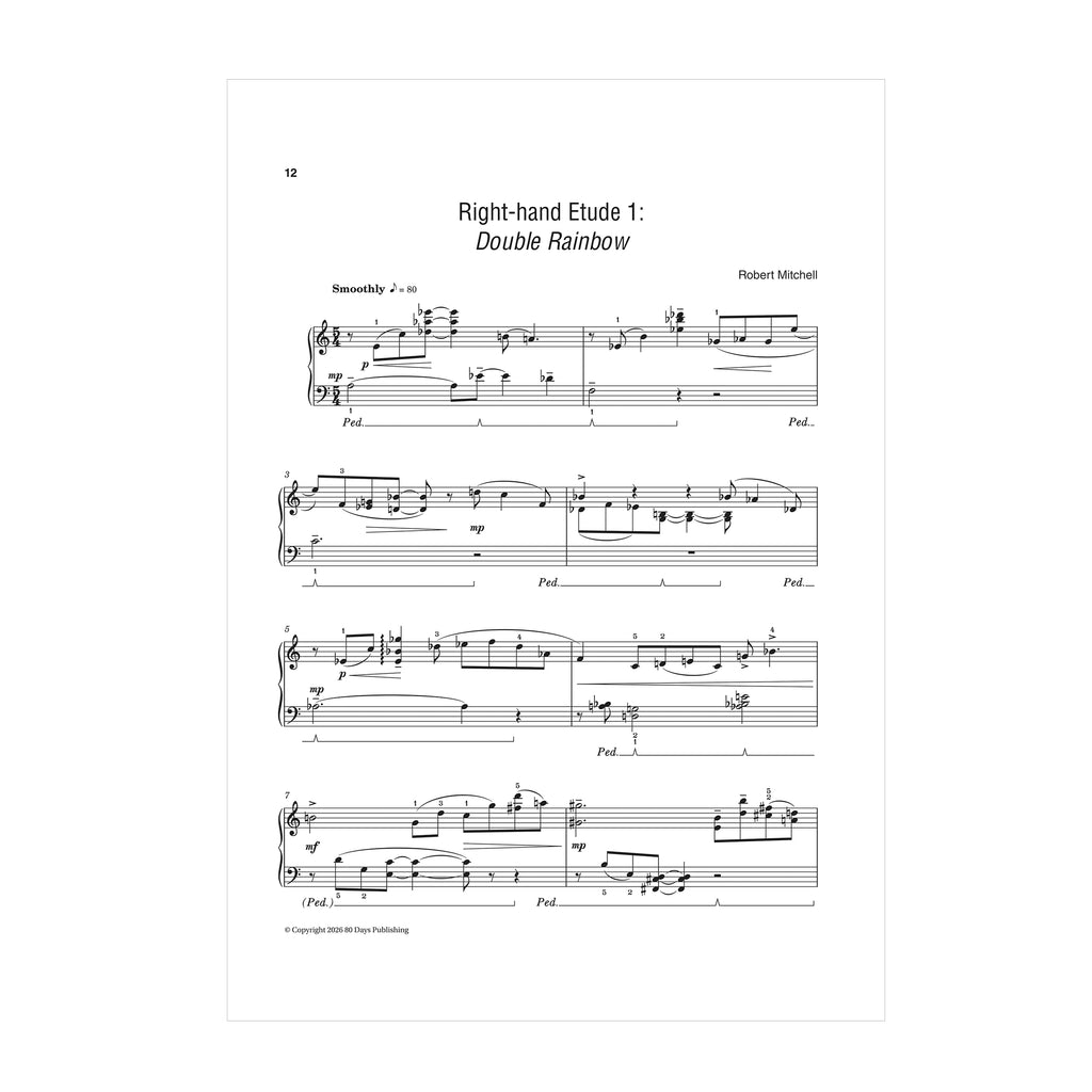 Robert Mitchell - Hand to Hand: 10 Etudes for Left and Right Hand Only DOWNLOAD