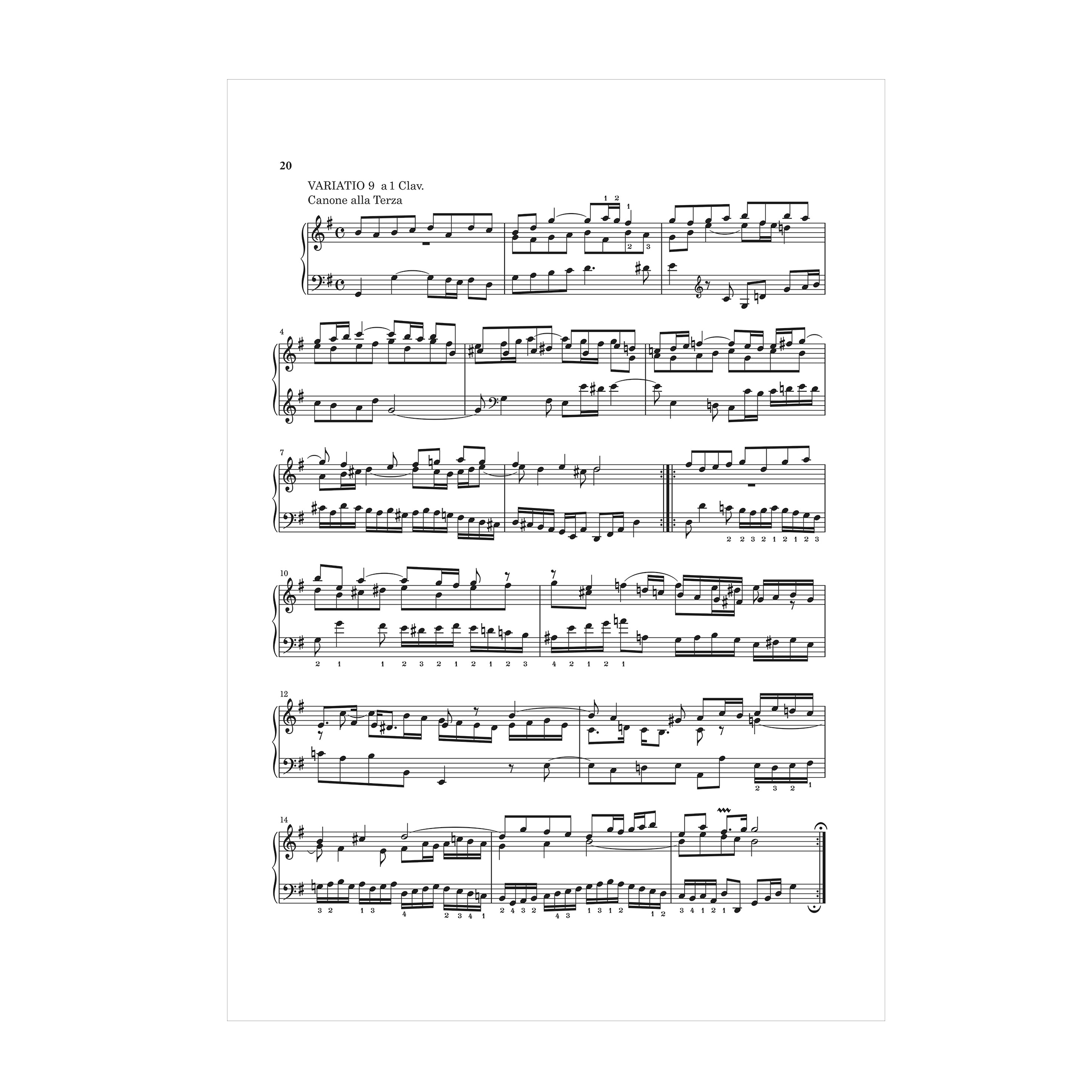 J.S. Bach - Goldberg Variations edited and adapted for harp by Catrin Finch