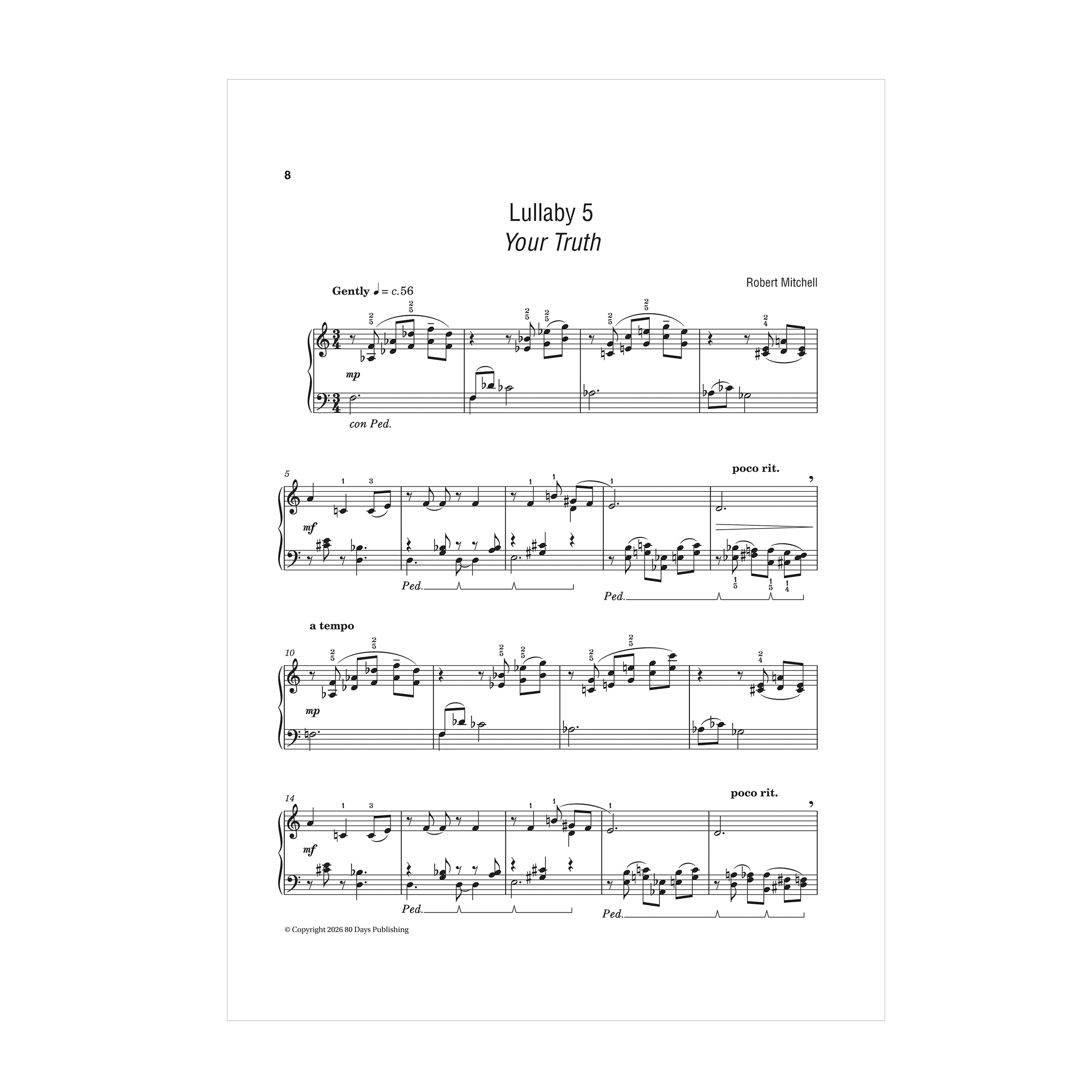 Robert Mitchell - Lullabies for Left Hand DOWNLOAD