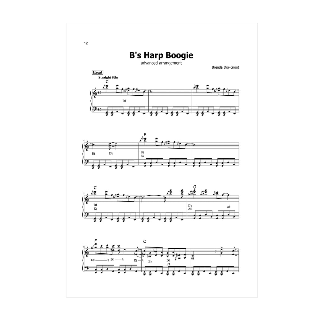 Brenda Dor-Groot - Blues Tunes for pedal harp DOWNLOAD