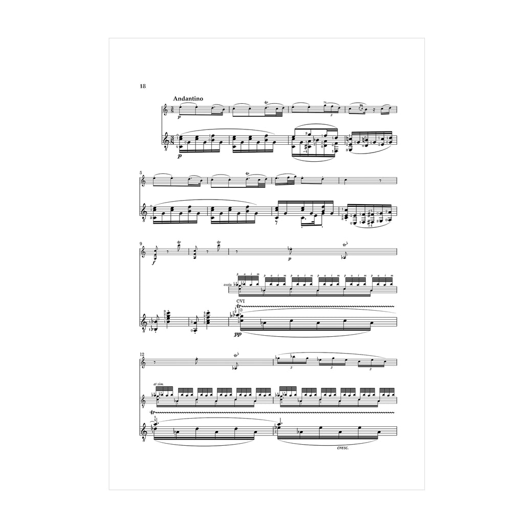 Franz Schubert - Sonata for Violin and Piano Op. 162 transcribed for Violin and Guitar SCORE DOWNLOAD