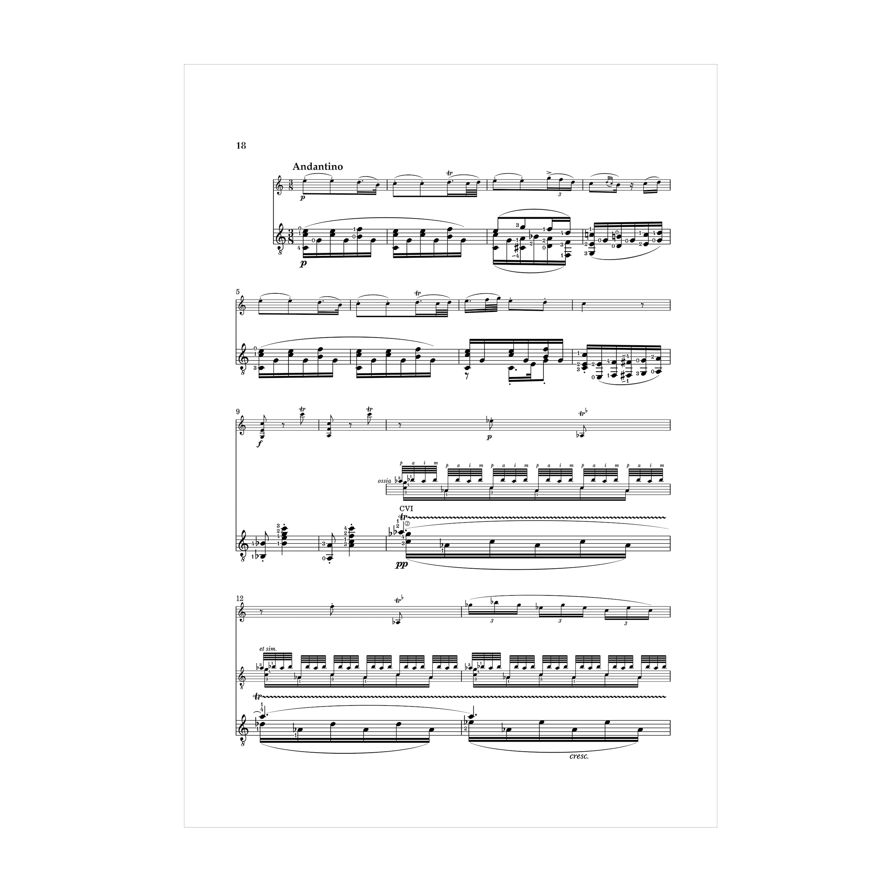Franz Schubert - Sonata for Violin and Piano Op. 162 transcribed for Violin and Guitar SCORE DOWNLOAD