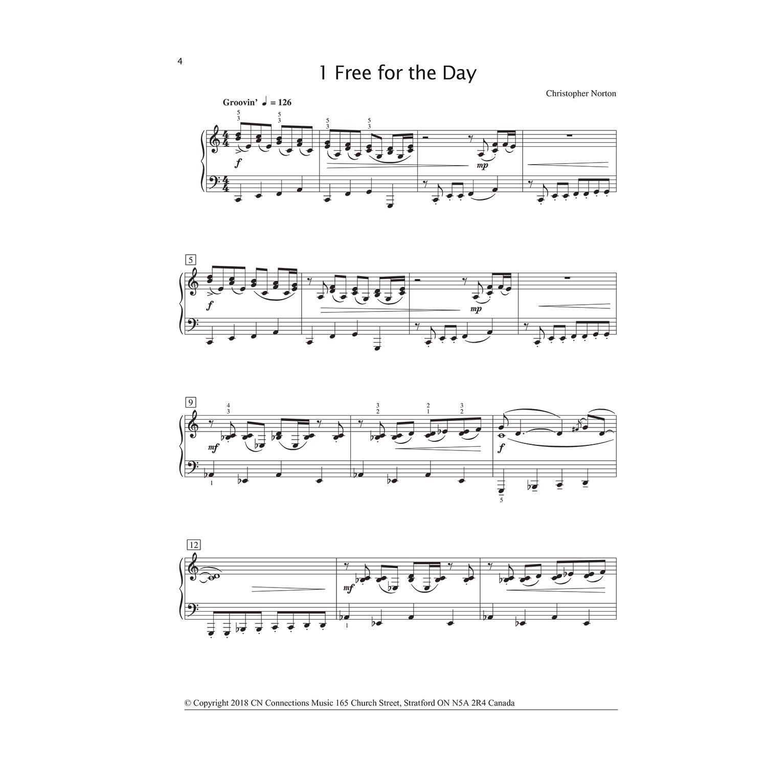 Christopher Norton Connections for Piano 6