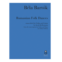 Load image into Gallery viewer, Béla Bartók - Rumanian Folk Dances transcribed for Violin and Guitar
