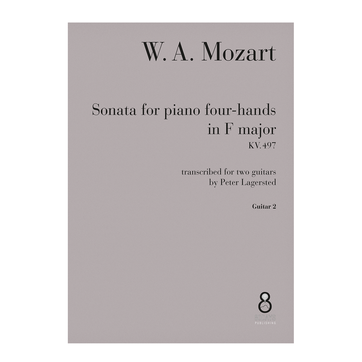 W.A. Mozart - Sonata for piano four-hands in F major KV. 497 trans. guitar duo