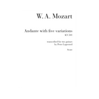 Mozart - Andante with five variations KV. 501 transcribed for two guitars SCORE (DOWNLOAD)