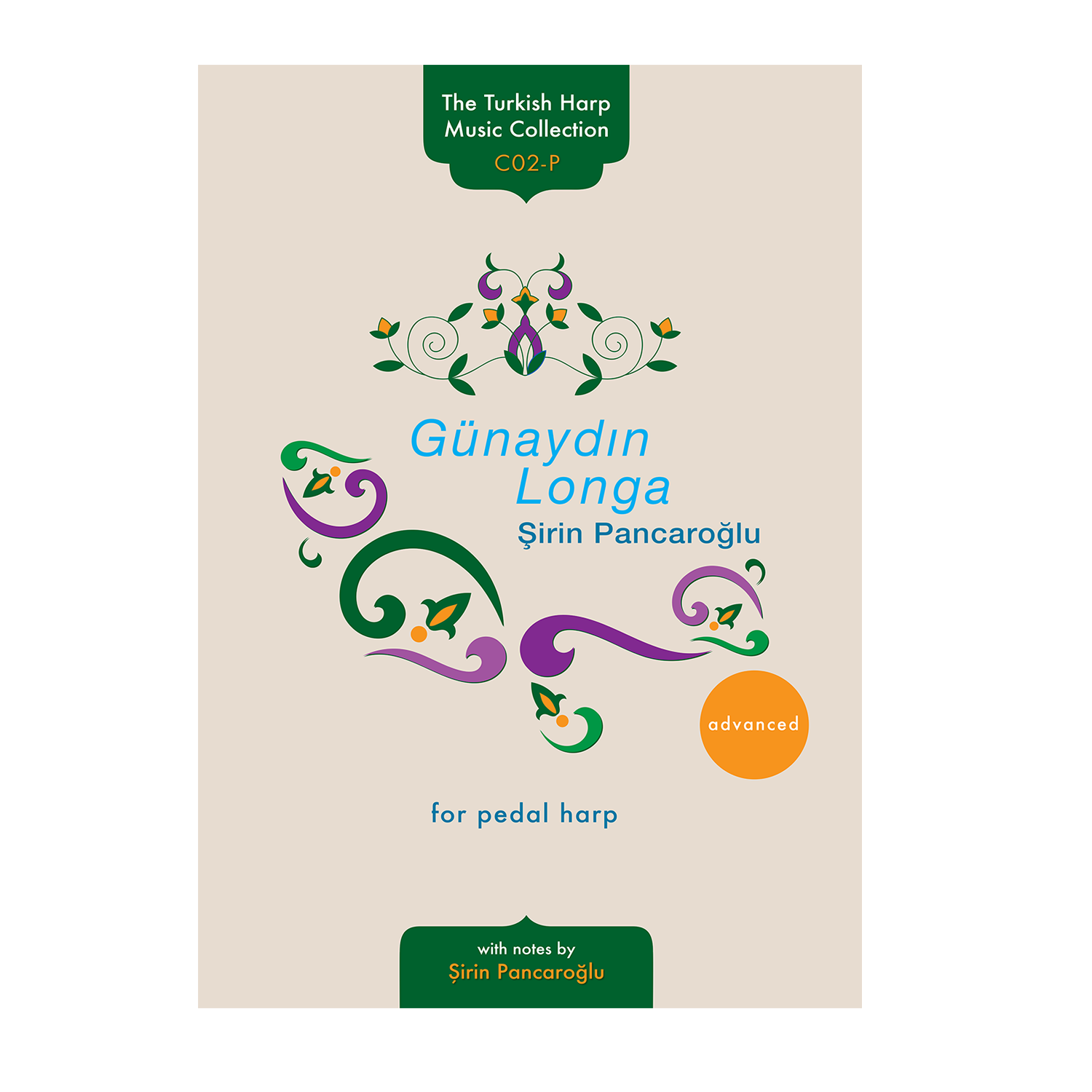Günaydın Longa for pedal harp - Şirin Pancaroğlu