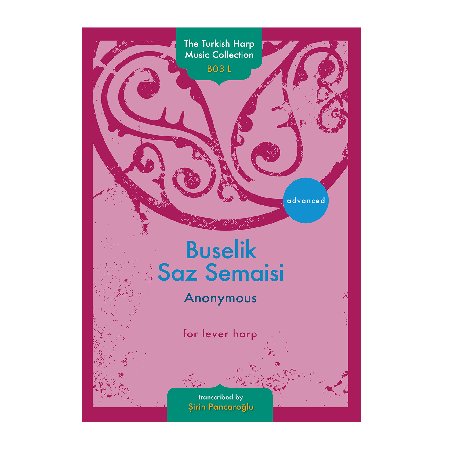 Buselik Saz Semaisi for lever harp - anon. transcribed by Şirin Pancaroğlu