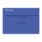 Mozart - Wind Serenade K361 Gran Partita arranged piano duet