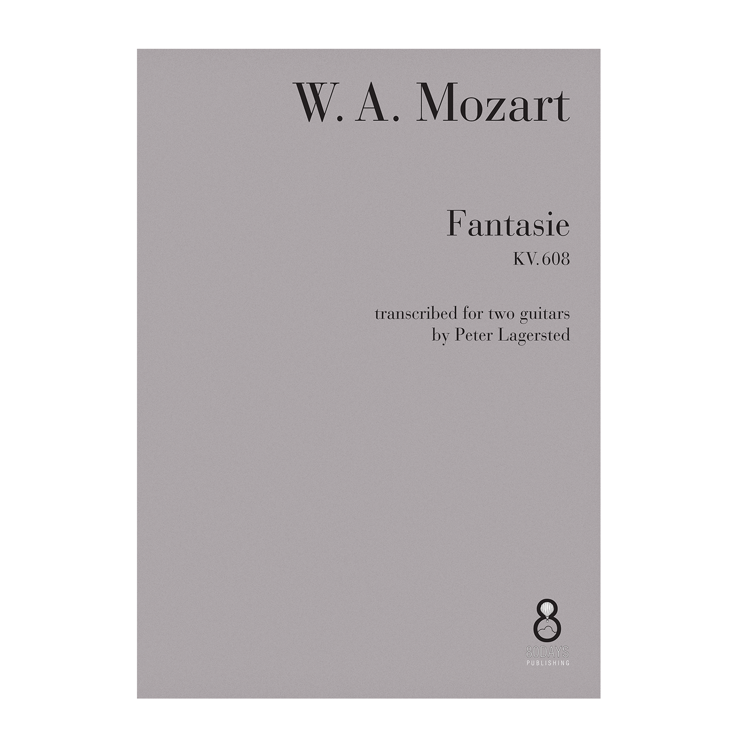 Mozart - Fantasie KV 608 arr. two guitars