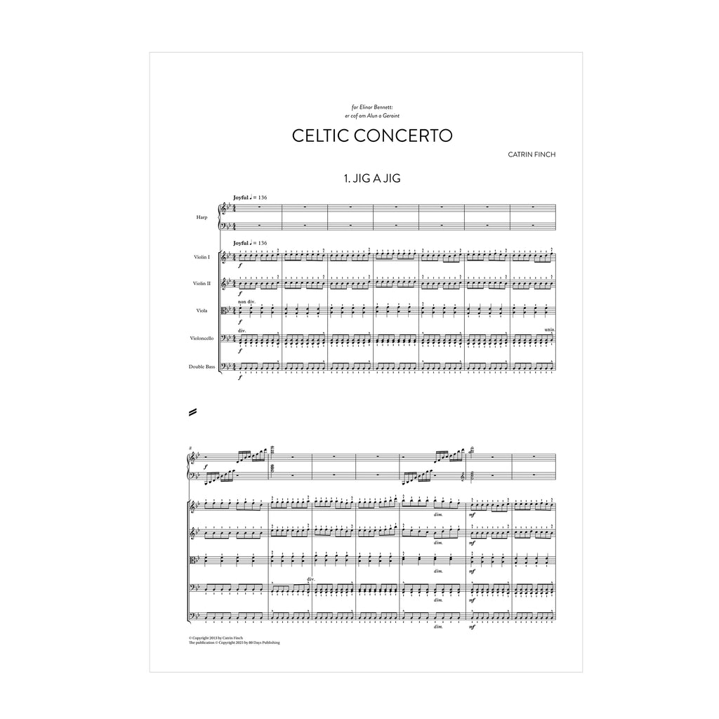Catrin Finch - Celtic Concerto Conductors Score DOWNLOAD