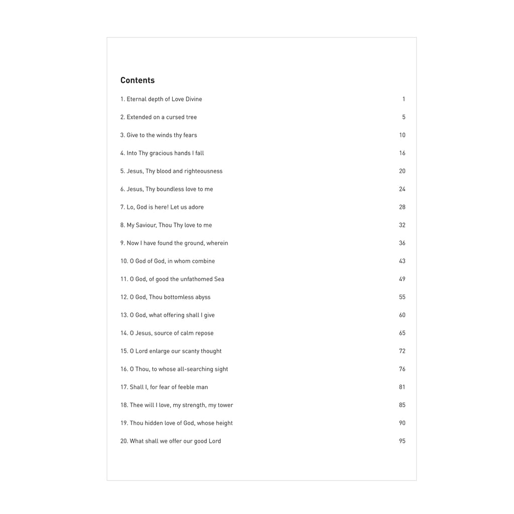 Wesley - Eternal Depth: 20 John Wesley Hymns