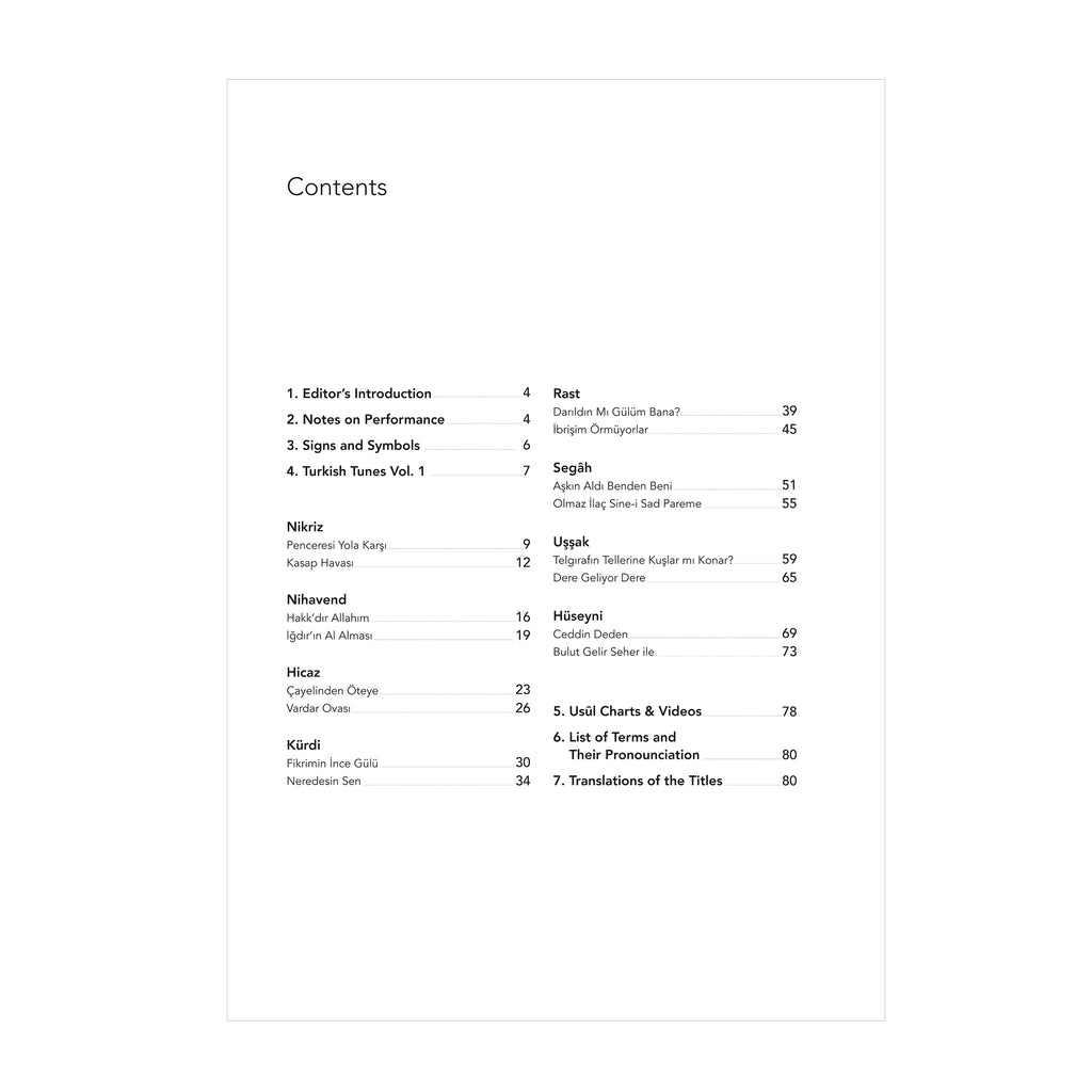 Traditional Turkish Tunes Vol 1 arr for lever harp - Şirin Pancaroğlu