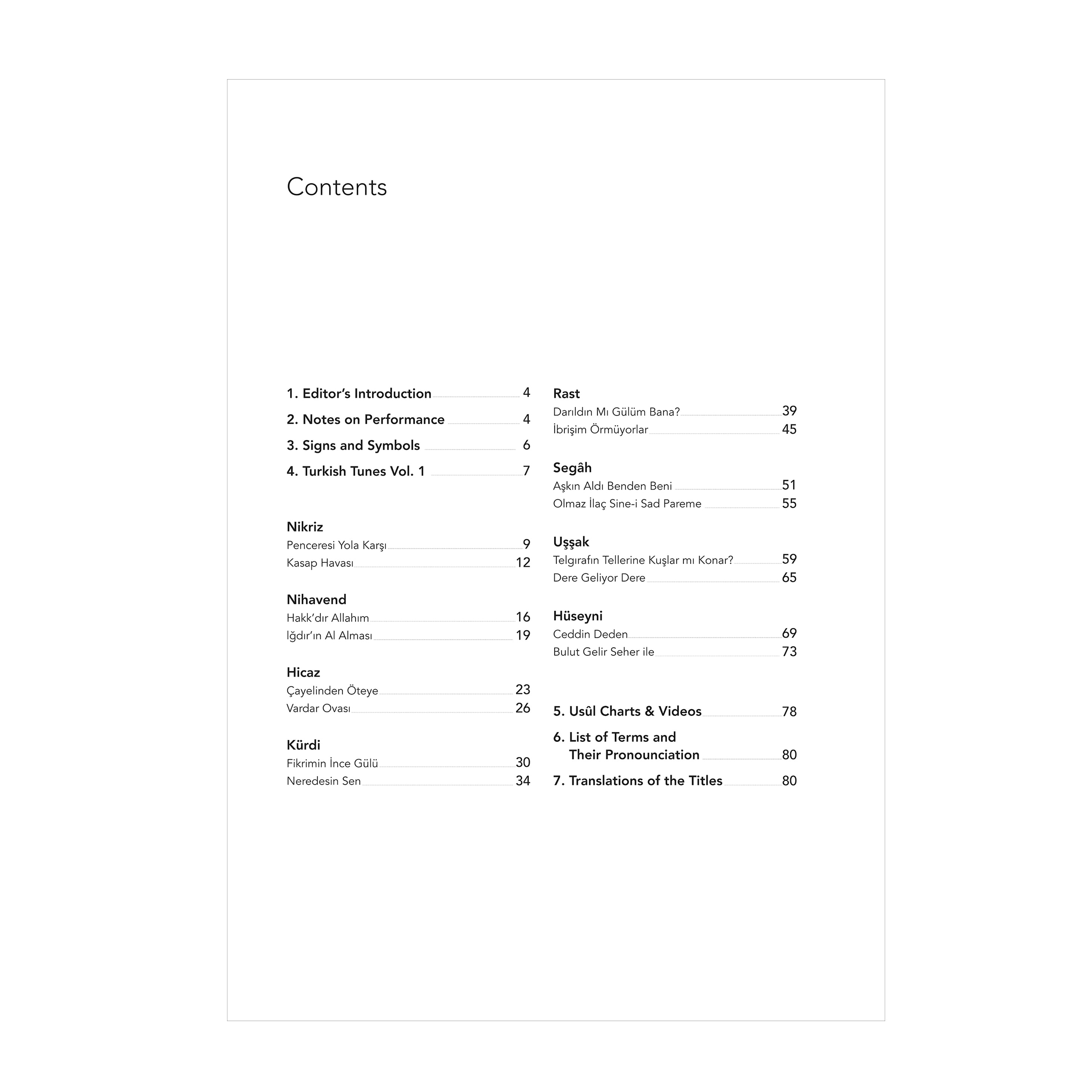 Traditional Turkish Tunes Vol 1 arr for lever harp - Şirin Pancaroğlu